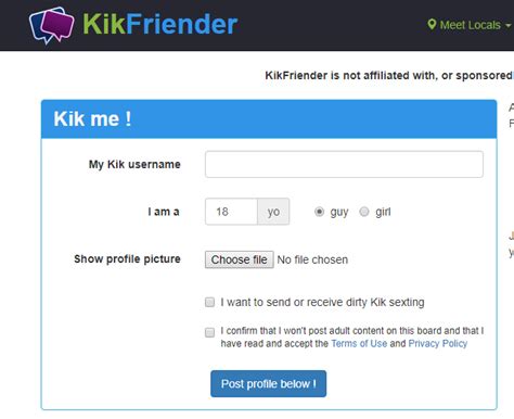 kikfriender dirty